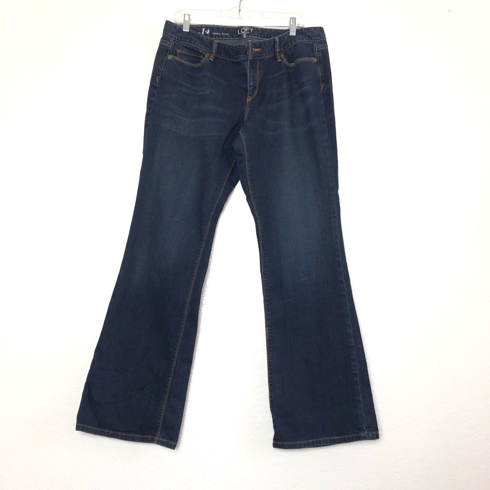 Loft women’s curvy boot jeans size 32/14
